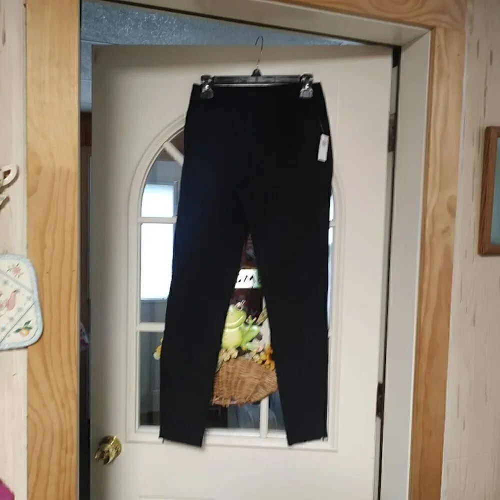 New Old Navy Black High Rise Pixie Skinny Ponte Pants Size Women's Small